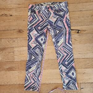 Roxy Surf Patterned Jeans coconut girl indie sleaze tribal normcore hipster